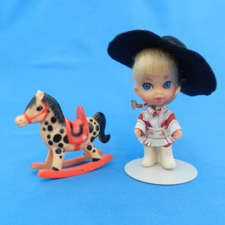 Vintage Liddle Kiddles Calamity Jiddle Doll Complete Set Mattel 1960s Adorable