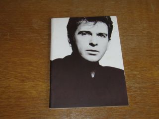 Peter Gabriel - 1986 So Tour Official Tour Programme (promo)