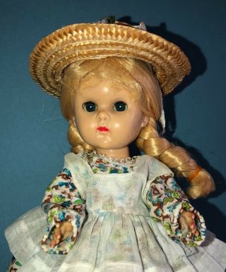 Vintage Vogue Ginny Doll In Her Medford Tagged Tiny Miss Dress