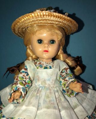 Vintage Vogue Ginny Doll in her Medford Tagged Tiny Miss Dress 2