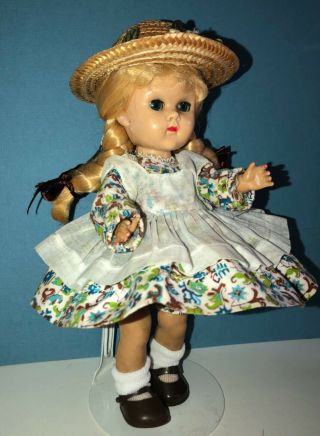 Vintage Vogue Ginny Doll in her Medford Tagged Tiny Miss Dress 3