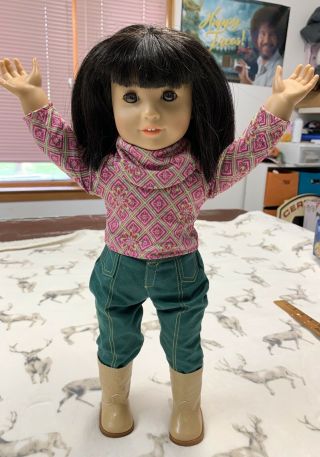 American Girl Doll Ivy With Meet Outfit Retired Hard To Find