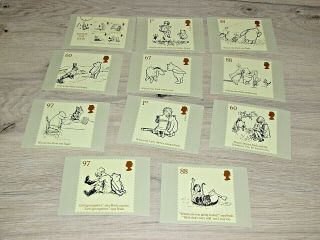 Set Of Phq Stamp Postcards Set Winnie The Pooh Phq 342