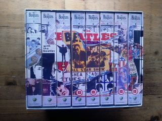 The Beatles Anthology 8 X Vhs Video Cassette Tapes Box Set Episodes 1 - 8