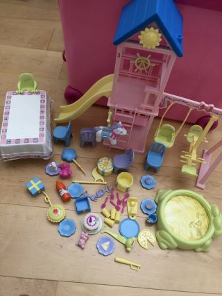 Happy Family Barbie Midge Doll Baby 1st Birthday Party Park Complete Set Playset
