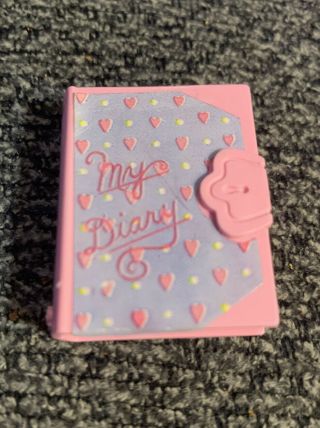 Vintage 1989 My Little Pony Rock - A - Bye Bed Pink My Diary Replacement Part G1 Mlp