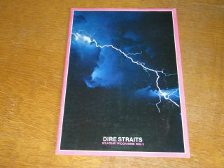 Dire Straits - Brothers In Arms - 1982/3 Official Tour Programme (promo)