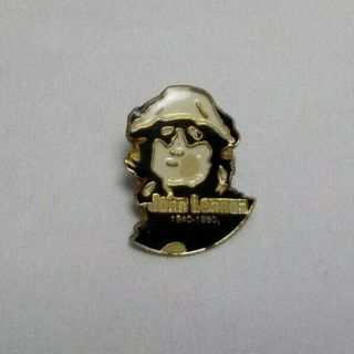 Vintage John Lennon The Beatles 1940 To 1980 Lapel Pin Hat Pinback