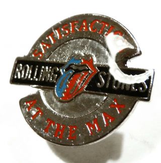 Rolling Stones - At The Max - Official 1992 Pin - 3 - Nm