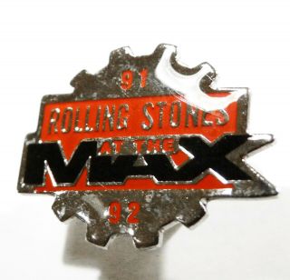 Rolling Stones - At The Max - Official 1992 Pin - 1 - Nm