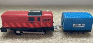 Trackmaster Salty Motorized Train With Brendam Bay Co Boxcar
