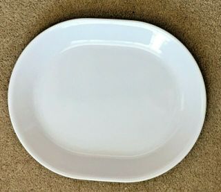 Corning Corelle Winter Frost White 12.  25 " X10 " Oval Serving Platter Dish