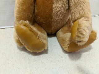 Vintage Steiff Brown Mohair Teddy Bear fully jointed 0156/32 Button & Tag,  12 
