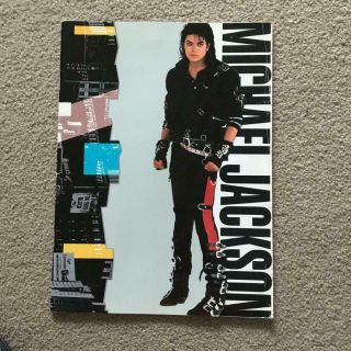 Michael Jackson Tour Programme Bad Tour 1988 Ref D