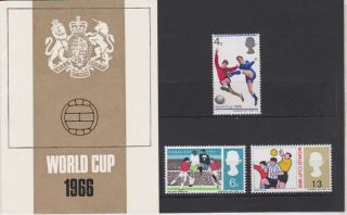 Gb Stamps 1966 World Cup Football Royal Mail Presentation Pack