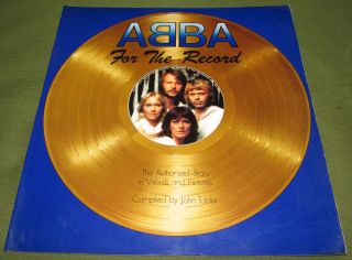 Abba For The Record The Authorised Story By John Tobler 1980 Large Book