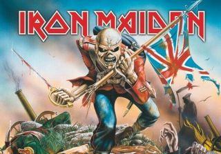 Iron Maiden Textile Poster Fabric Flag The Trooper