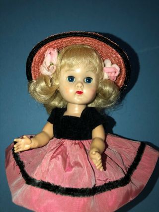 Vintage Vogue Ginny Doll in her Medford Tagged Candy Dandy Dress 3
