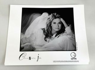 Olivia Newton John (1992) Press Photo 8x10 Geffen Records Bio/publicity Grease