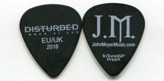 Disturbed 2016 Immortalized Tour Guitar Pick John Moyer Custom Stage Eu/uk