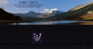 Gb 2000 Wales Regional Definitive Presentation Pack No.  51 65p Stamp Set