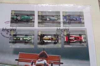 STAMPS FIRST DAY COVER SIGNED THE VOICE OF FORMULA 1 MURRAY WALKER 3
