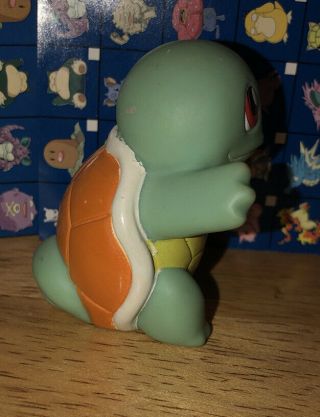 Vintage 1999 Nintendo Pokemon Burger King Squirtel Rubber Figure Toy Figure 2 