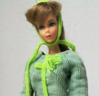 Vintage Twist N Turn Barbie Mod Summer Sand Ash Blonde & Now Wow Outfit