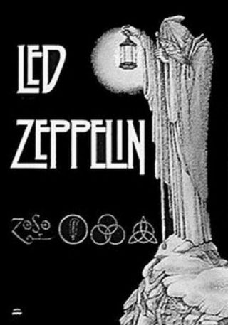 Led Zeppelin Textile Poster Fabric Flag Stairway To Heaven
