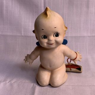 Vtg Rose Oneill Kewpie Doll Sitting Baby Figurine By Arnart Japan