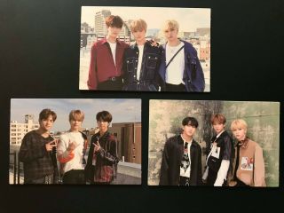 Stray Kids - Official " Yellow Wood " Limited Edition Photocard Set (3 Cards)