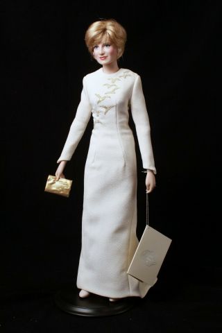 Franklin Princess Diana Queen Of Fashion Limited Edition Porcelain Doll