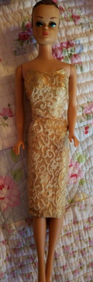 Vintage FASHION QUEEN BARBIE DOLL WITH WIG Midge 2 body & great face 3