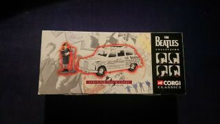 Beatles Corgi Newspaper Taxi With Figure And Box