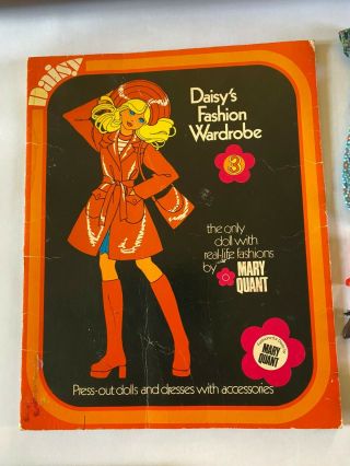 VINTAGE 1970 ' S HAVOC MARY QUANT DOLL CLOTHES & ACCESSORIES & DAISY BOOK 2