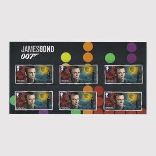 2020 James Bond Casino Royale Character Stamp Set Pack