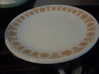 Corelle By Corning Butterfly Gold Set Of 3 Dinner 10 - 1/4 " Plates