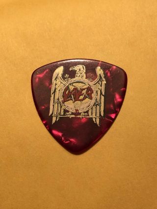 Slayer Kerry King Red Tour Guitar Pick