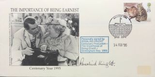 Rosalind Knight Actor Signed The Importance Of Being Earnest Centenary Year Fdc