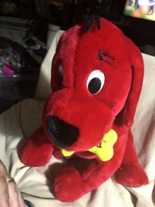 Clifford The Big Red Dog Yellow Bone 14 “ Plush Stuffed Animal 2003 Kohls Cares