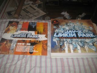 Linkin Park - Jay Z - Collision Course - 1 Poster Flat - 2 Sided - 12x12 Inches - Nmint
