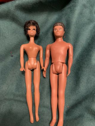 Van And Dale Dolls 1970 Topper Friends Of Dawn African American