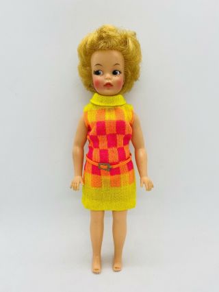Vintage Ideal Toy Pepper Doll G9 - W 1 Tammy Family Sister Dress Outfit