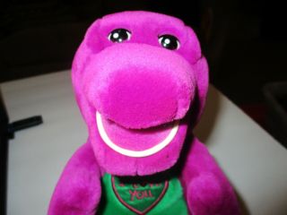 10 Inch Singing I Love You You Love Me Barney The Purple Dinosaur Plush