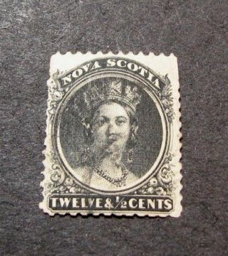 Canada Nova Scotia Stamp Scott 13 Queen Victoria 1860 - 63 C426