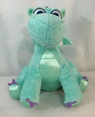 Disney Sofia The First Plush Turquoise Dragon Crackle 8 " Stuffed Animal