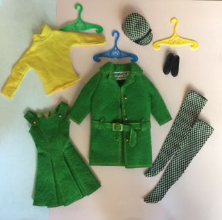 Vintage Barbie: Skipper 1965 " Town Togs " Outfit 1922 • Nm