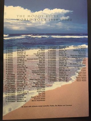 Moody Blues Official World Tour Program 1999 - 2000 2