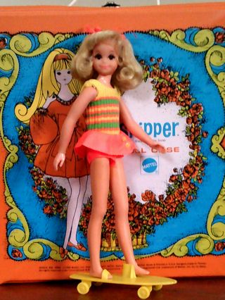 Vintage Mattel Living Fluff Doll Skipper Friend Barbie