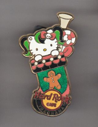 Hard Rock Cafe Pin: Yokohama Christmas Hello Kitty Le200